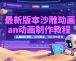最新版本沙雕动画an动画制作教程，从基础到进阶，蓝海赛道，可过伙伴计划