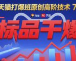 淘宝天猫打爆班原创高阶技术第70期：标品干爆