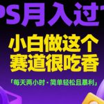 靠PS月入过1W，小白做这个赛道很吃香，每天两小时，简单轻松且暴利【揭秘】