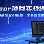 Cursor项目实战训练营，两小时快速掌握AI编程，零基础也能轻松上手