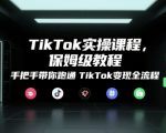 TikTok实操课程，保姆级教程，手把手带你跑通TikTok变现全流程