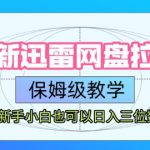 最新迅雷网盘拉新，保姆级教学，新手小白也可以日入三位数