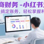 电商财务-小红书对账，7步搞定账务，轻松掌握利润