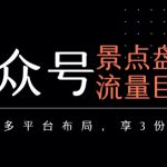 公众号流量主-景点盘点 流量巨大 多平台布局享3份收益