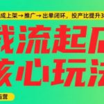 淘宝截流快速起店玩法，掌握暴力快速起店的流程，5天完成上架-推广-出单闭环
