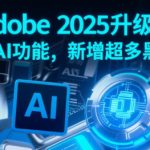 Adobe 2025升级，全新AI功能，新增超多黑科技