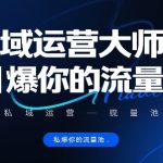 私域运营大师课，引爆你的流量池