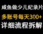 闲鱼卖纪录片1单3块钱  1天几十单