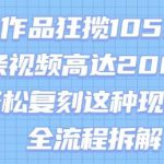 17个作品狂揽105.3W粉，单条视频高达200W赞，用Ai轻松复刻这种现象级流量!(全流程拆解)