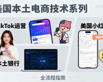 美国本土电商技术，Tiktok 运营篇+美国小红书篇+本土银行篇