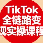 TikTok全链路变现实操课程，全方位助力学员掌握TK变现技能