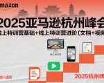 2025亚马逊杭州峰会，线上特训营基础+线上特训营进阶（文档+视频）