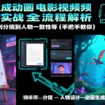 AI生成动画电影视频短片实战全流程解析，从剧本到分镜到人物一致性等手把手教你