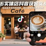 2026实体店抖音获客实战课，拍出能卖货的短视频，用抖音抢回生意主动权