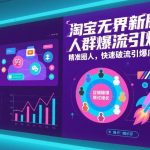 淘宝无界新版人群爆流引爆术，精准圈人，快速破流引爆店铺流量