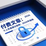 付费文章：个人年度建议指南：2026年指南