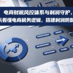 电商财税风控体系与利润守护，3天看懂电商税务逻辑，搭建利润防御系统