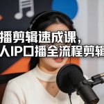 口播剪辑速成课，个人IP口播全流程剪辑课