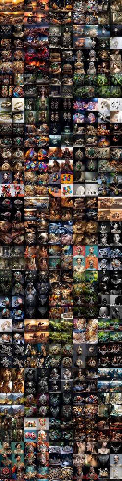 图片[4]-460+专业Midjourney珠宝摄影AI提示词戒指，项链-耳环-手链-宝石等，立即开始创作珠宝艺术-66副业网