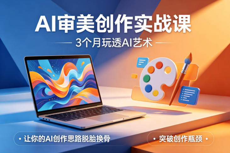 AI审美实战课：3月玩转艺术创作