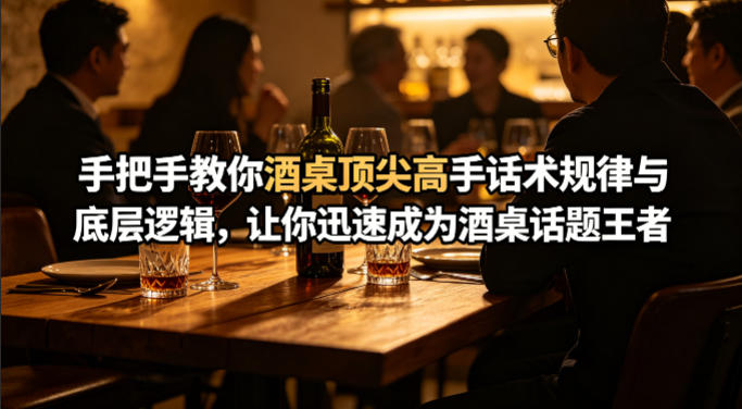 付费文章:手把手教你酒桌顶尖高手话术规律与底层逻辑,让你迅速成为酒桌话题王者(二十年全网独家经验分享)|2026副业赚钱项目成长社群_微雨副业网_网上赚钱教程