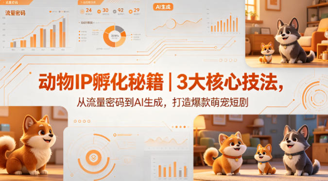 打造爆款萌宠短剧的三个必杀技：动物IP孵化秘籍