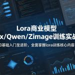 系统性学习Lora商业模型FLux／Qwen／Zimage训练实战课，0基础入门至进阶，全面掌握lora训练核心内容