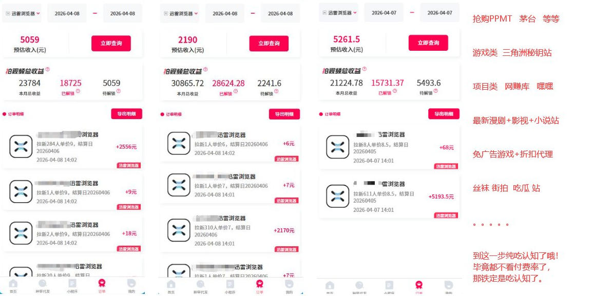 迅雷浏览器项目2.0_拆个大佬周1W的打法1