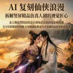 AIGC仿真人《合欢宗》短剧教学，用AIGC解锁缠绵爱恋的全新呈现方式，让跨时空故事创作零门槛、高品质，重构短剧生态