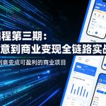 AI编程第三期，从创意到商业变现的全链路实战课，真正把创意变成可盈利的商业项目（更新05月03日）