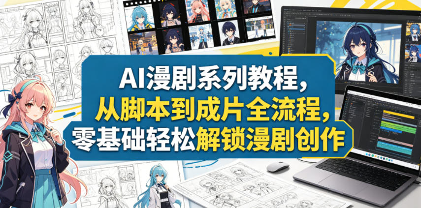 AI工具全流程制作：从零基础到成片-鱼渣资源