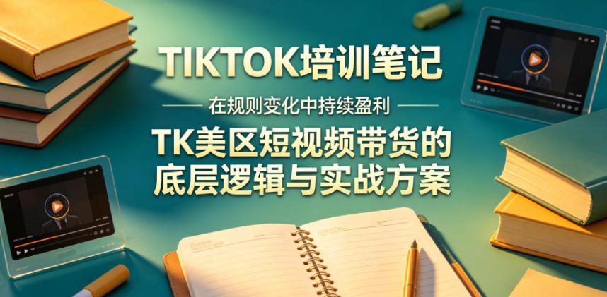 TikTok美区跨境带货实战:持续盈利的规则与逻辑-鱼渣资源