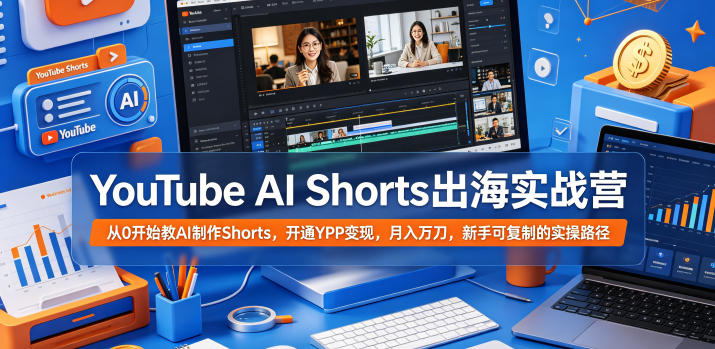“如何用AI在YouTube上快速赚钱？新手也能做到月入万刀！”-鱼渣资源