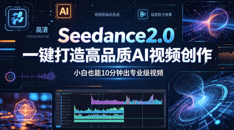 Seedance2.0：高效制作AI视频，小白10分钟完成专业级视频制作