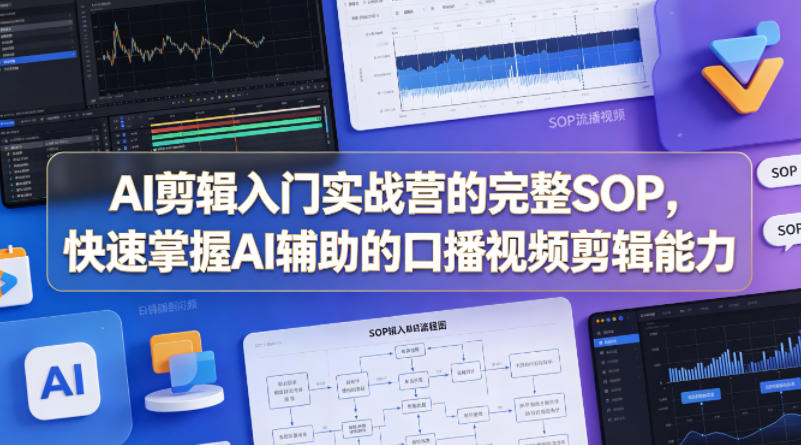 零基础快速上手：AI口播视频剪辑实战技巧
