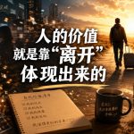 付费文章：人的价值就是靠“离开”体现出来的