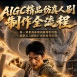 AIGC精品仿真人剧豢龙人全流程制作解析2026，国风仿真人创作+打斗剧情+人设编排，一站式AI短剧入门