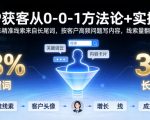 IP获客从0-1方法论+实操，68%精准线索来自长尾词，按客户高频问题写内容，线索量翻3倍