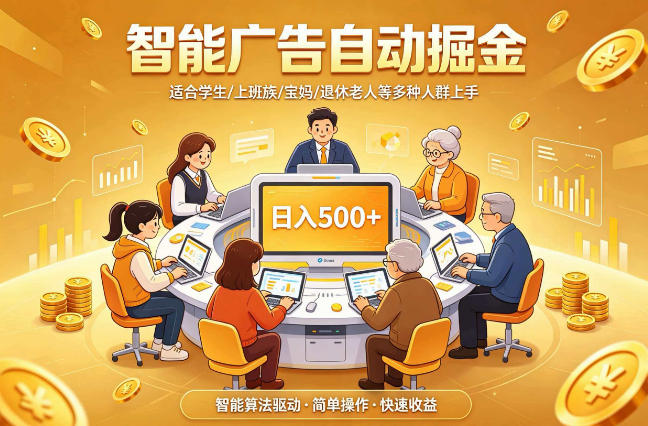 2026年最好做的项目：自动掘金项目，小白轻易上手，单日轻松收入500+【揭秘】-水滴知识网