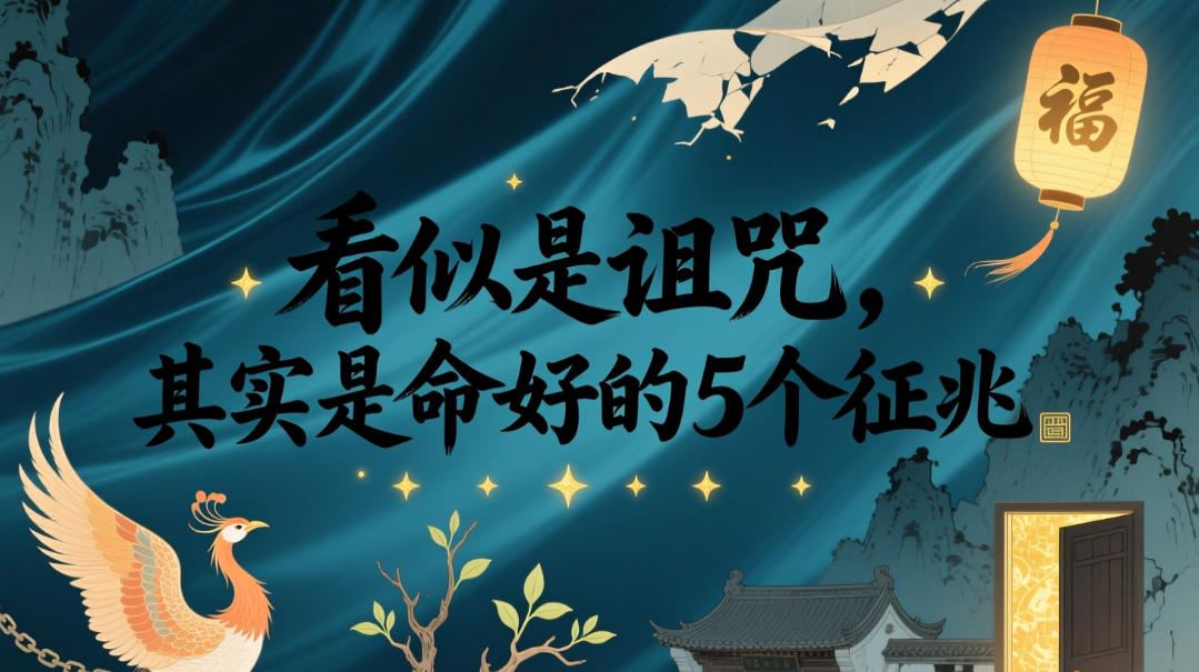 付费文章：看似是诅咒，其实是命好的5个征兆-水滴知识网