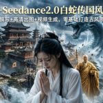 ChatGPT+Seedance2.0白蛇传国风短片全教程｜AI脚本撰写+高清出图+视频生成，零基础打造古风原创影视短片