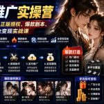 AI漫剧推广实操营｜零基础低成本制作、正版授权、爆款剧本、剪辑运镜全变现实战课