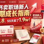 小红书卖职场新人全周期成长指南，客单价29.8，55天卖了1.9w！