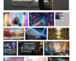 某宝付费购买！108GB，直播绿幕二次元3D动态虚拟背景合集，抖音动漫房间高清直播素材，电脑桌面壁纸