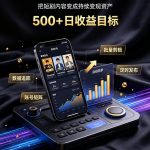 还在找靠谱线上副业？快手短剧项目，全程自动发布内容，不用熬夜做视频，轻松日入500+【揭秘】