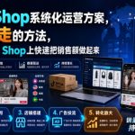 TikTok Shop系统化运营方案，一套五步走的方法，帮你在TikTok Shop上快速把销售额做起来【原创双语字幕】