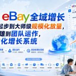 2026 eBay全域增长，从0基础起步到大师级规模化放量，从个人英雄到团队运作，建立自动化增长系统