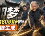 即梦挑战180秒超长视频！一键生成3分钟电影？完整制作流程详细分享！