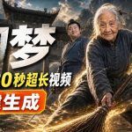 即梦挑战180秒超长视频！一键生成3分钟电影？完整制作流程详细分享！