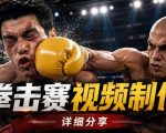 电影级拳击赛怎么做？AI重拳对决视频完整制作流程｜详细分享